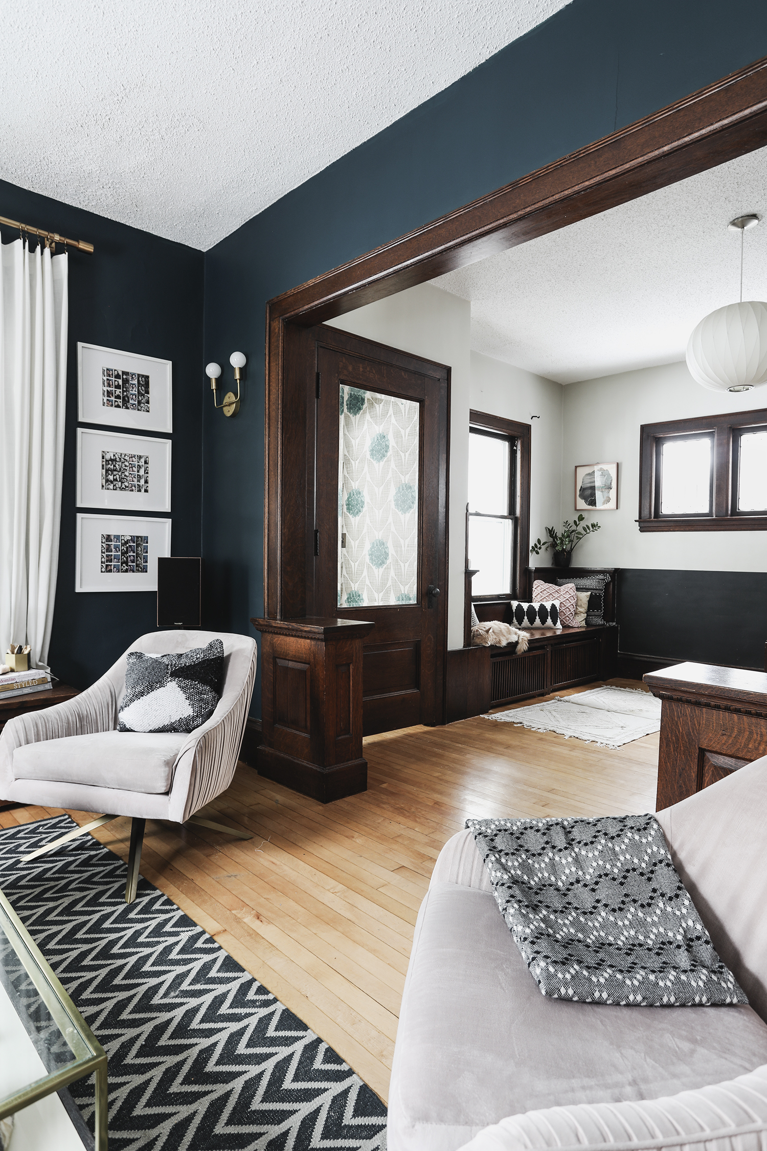 Entry Way, Stairwell and Hallway Reveal