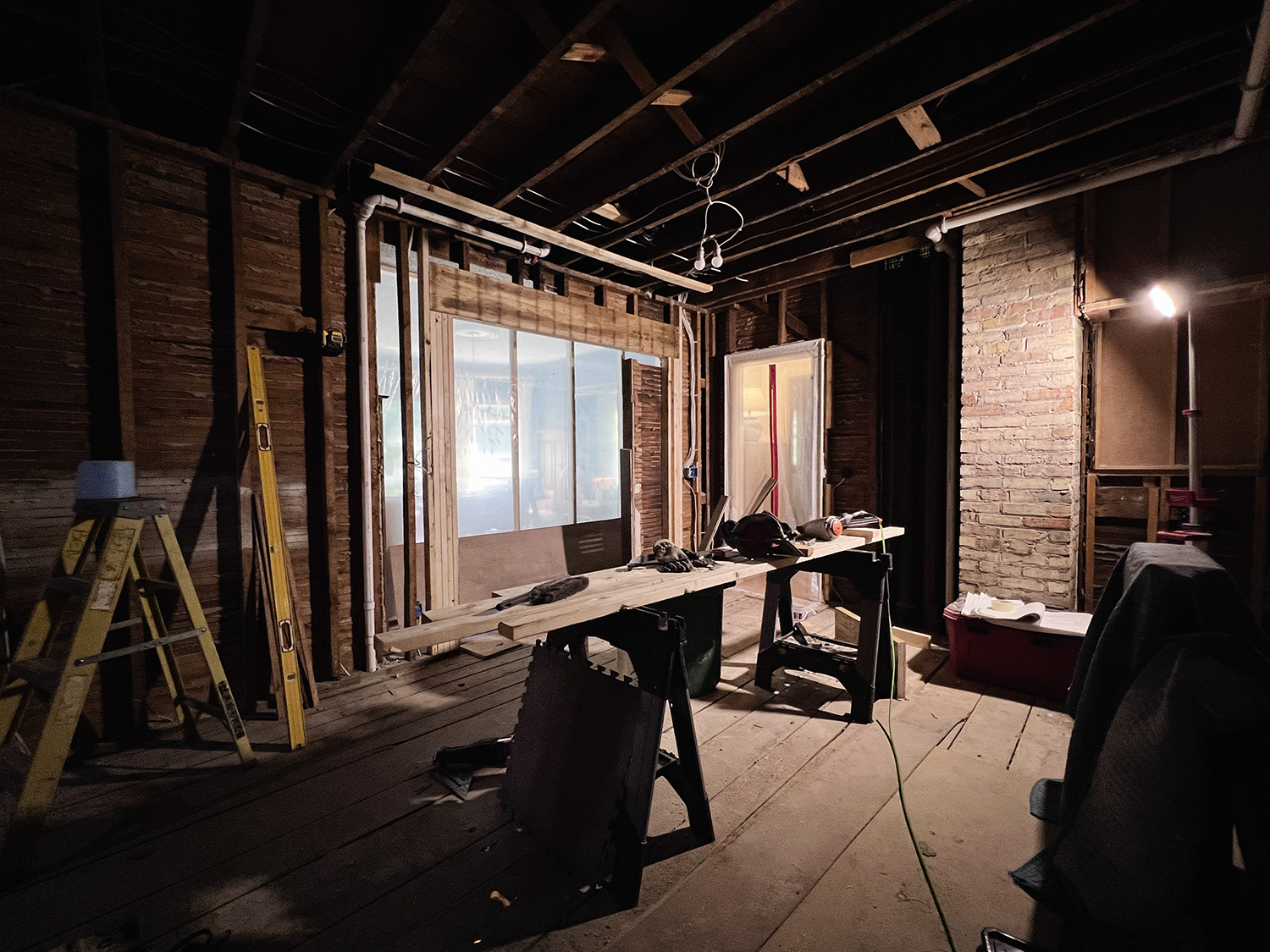 Opening from Kitchen to Dining Room Widened