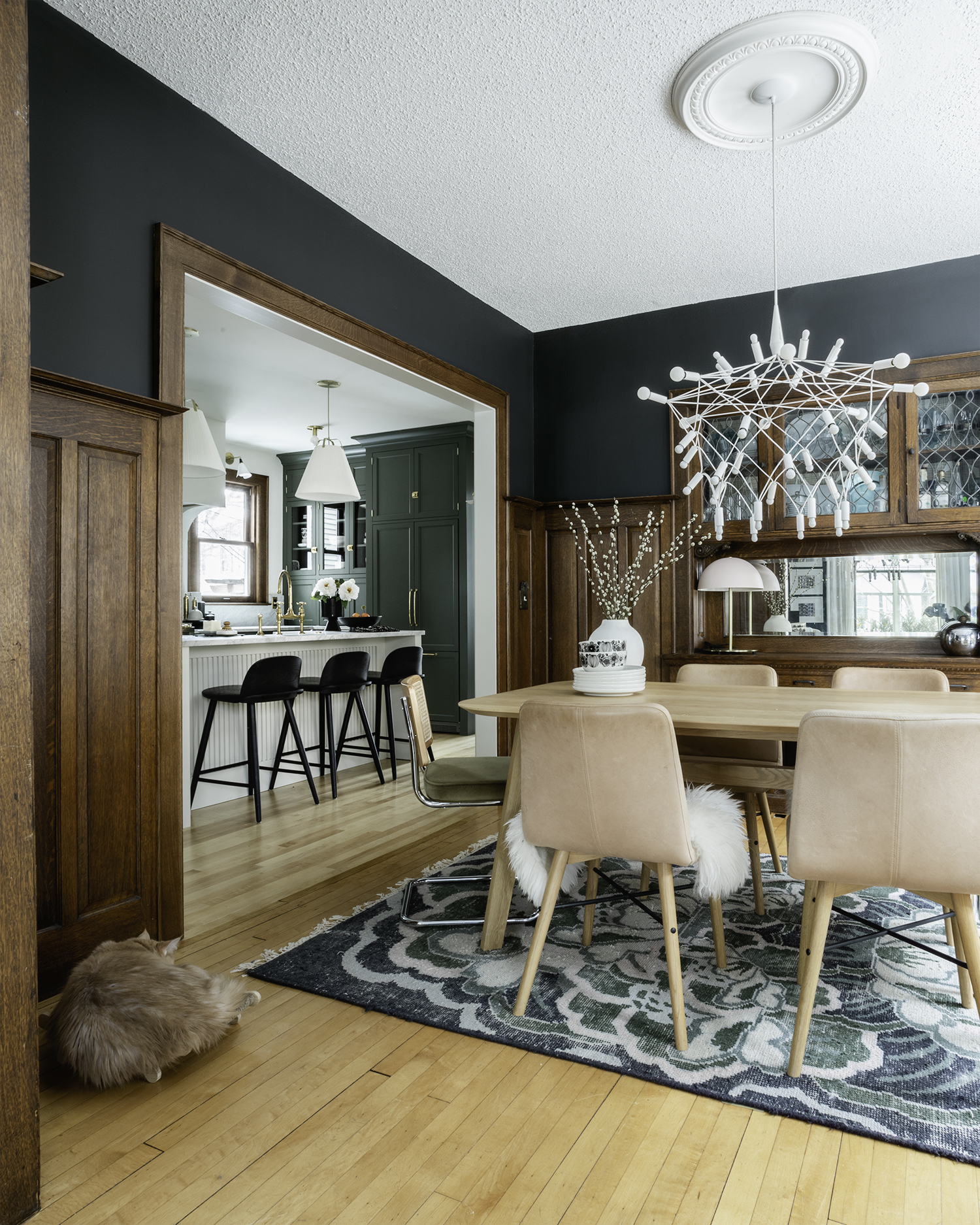 Dining Room in a Craftsman Home