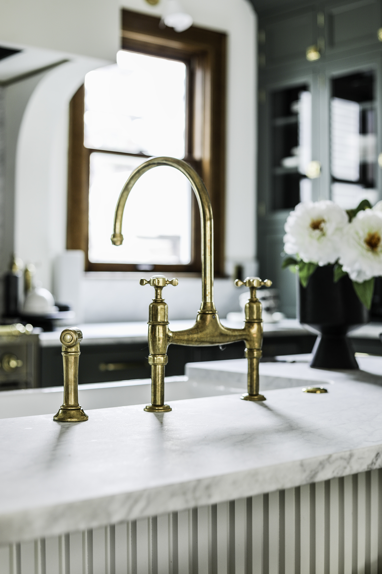 Raw Brass Unlaqured Sink Faucet