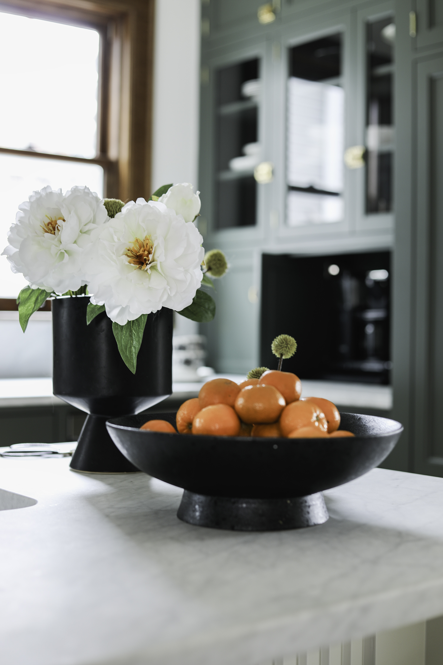 Flowers on the Counter