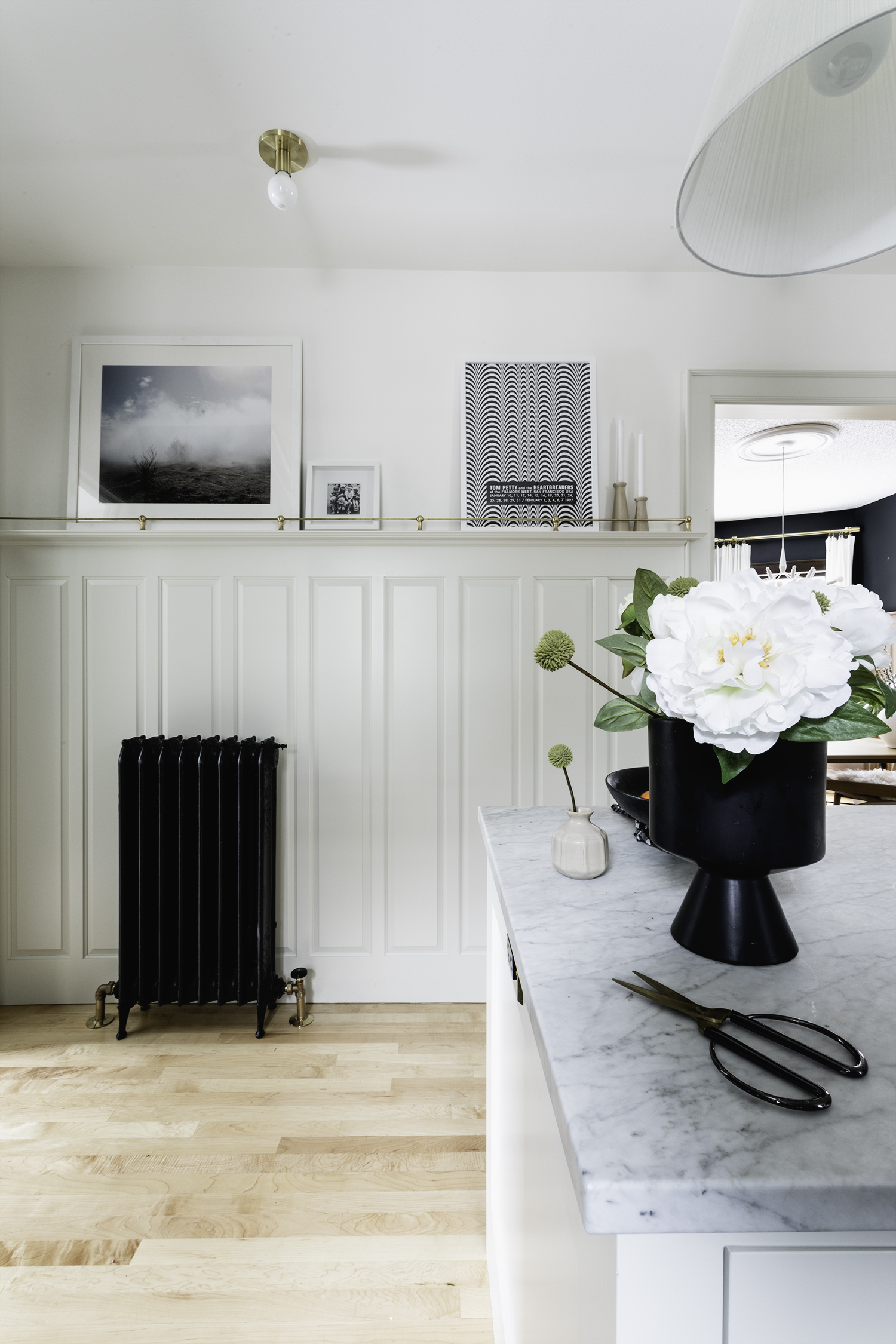 Paneling was replicated to match the original 1910 Paneling in the dining room