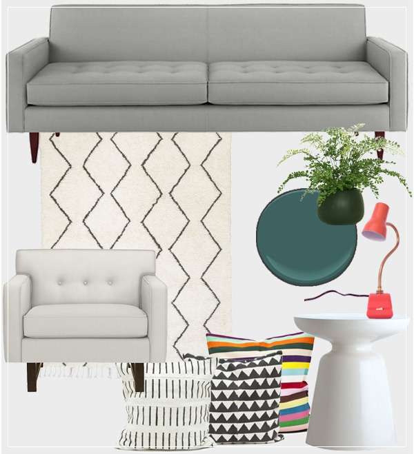 Living Room Style Board