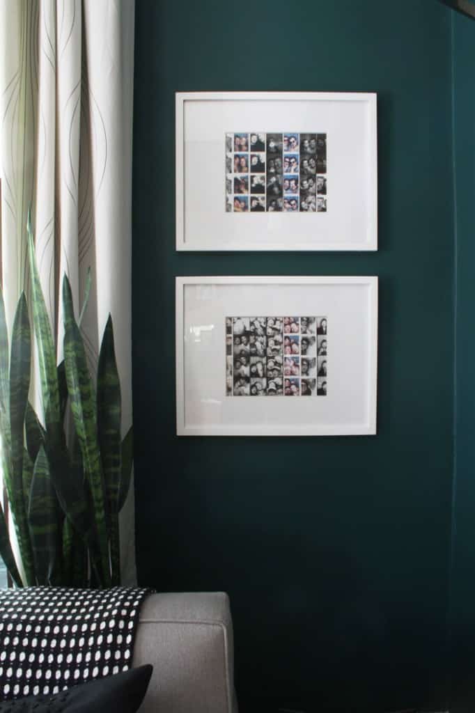 Framing Photo Booth Photo Strips