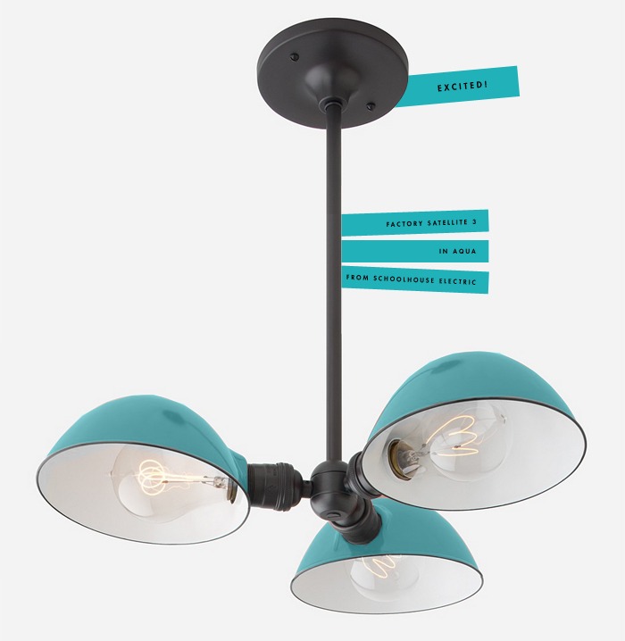 Aqua Light from Schoolhouse Electric