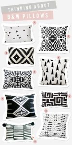 Black and White Pillows