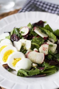 CSA Recipe : Radish & Turnip Salad