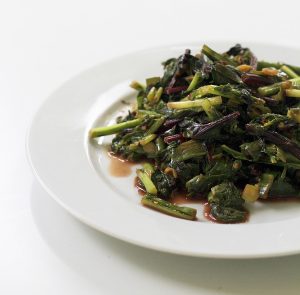 Braise Beet and Turnip Green Salad Recipe