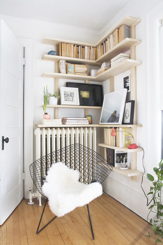 Modern Corner Shelving