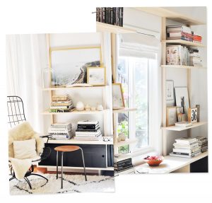 Monochromatic Bookshelf Inspiration