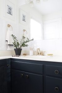 Navy Blue Vanity