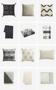 Neutral and Cozy : Pillows & Throws