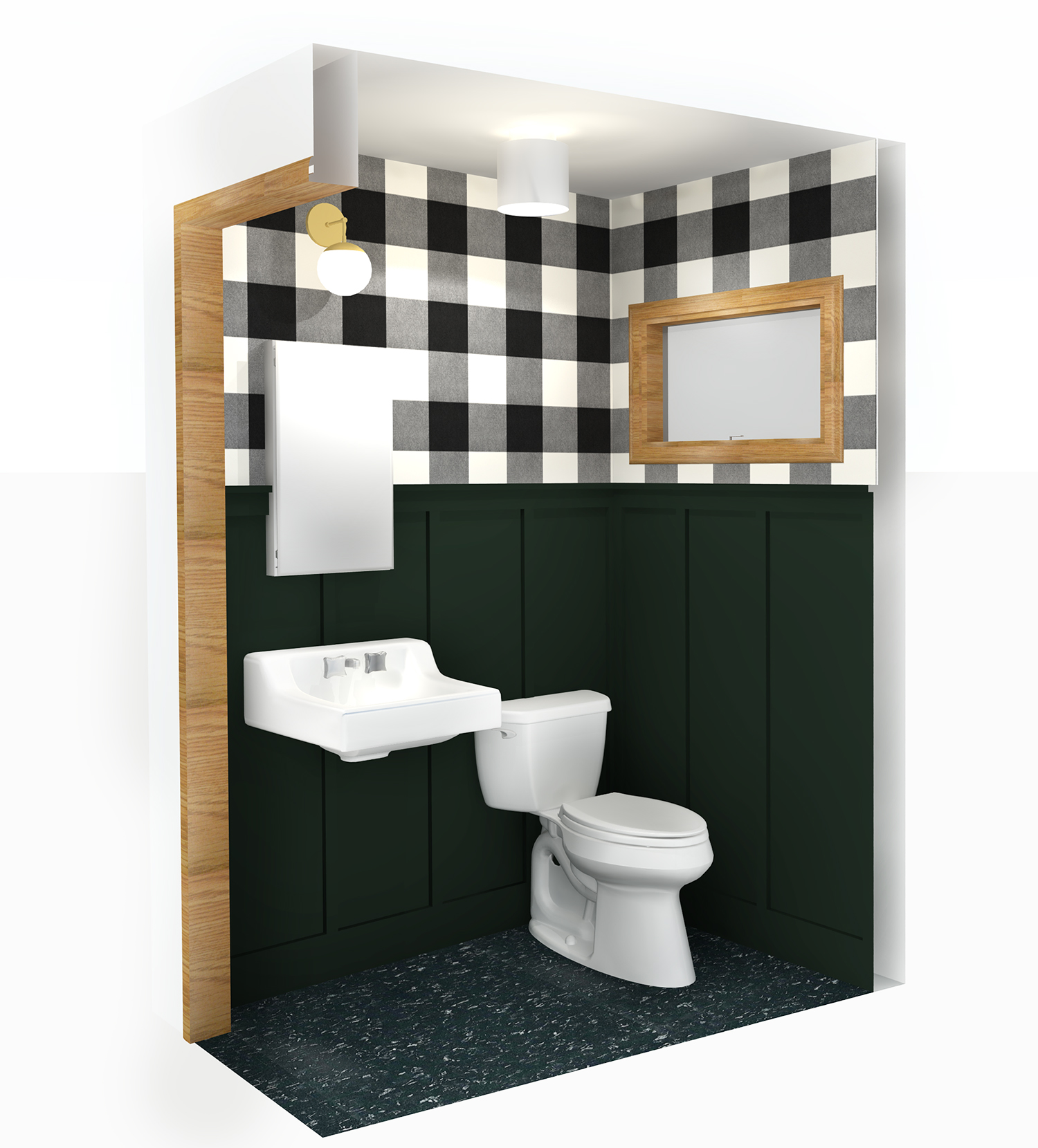 Cabin Bathrooms - A Plan